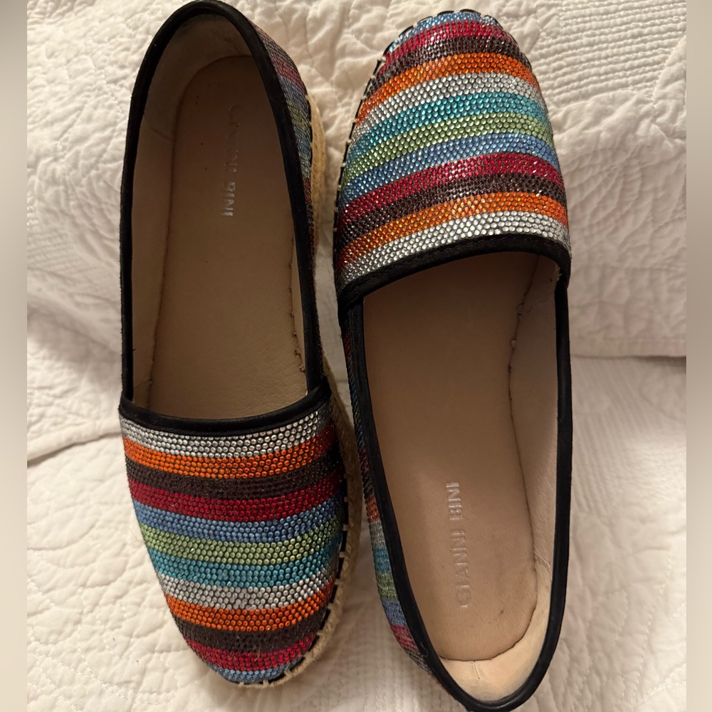 Cute sparkle platform shoe size 7